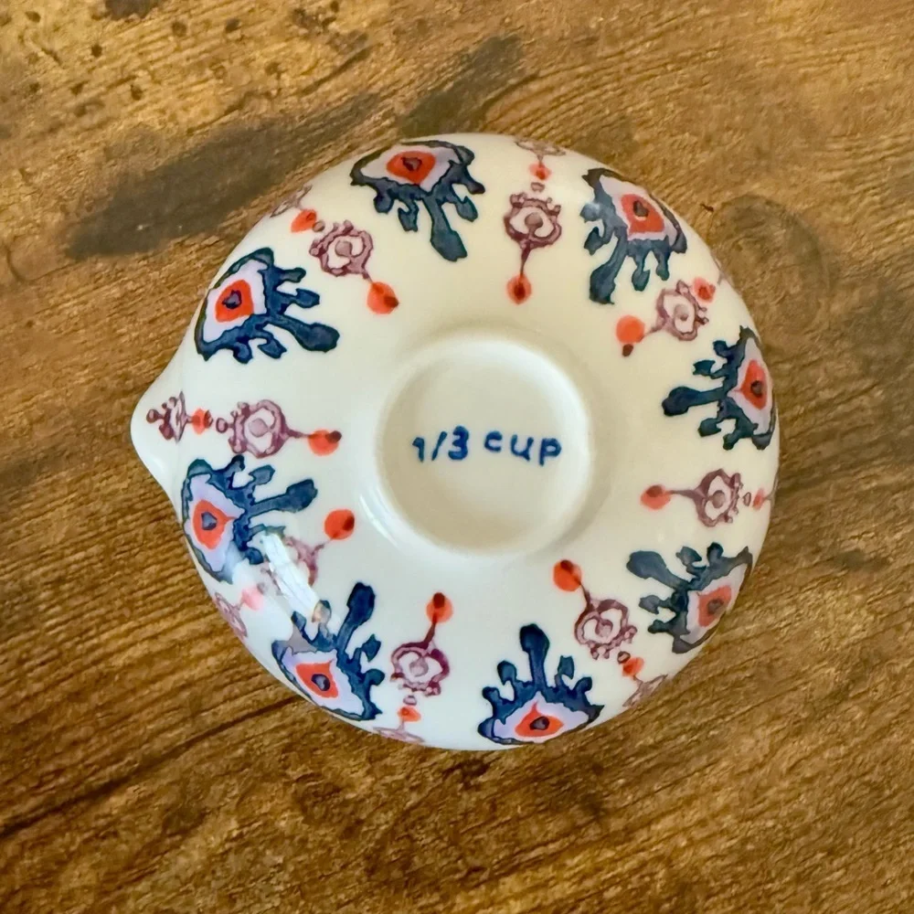 Anthropologie Halden Set of 3 Nesting Stoneware Measuring Cups
